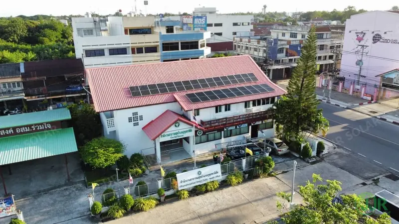 ระบบโซล่าเซลล์ สำนักงานสาธารณสุขอำเภออุทุมพรพิสัย